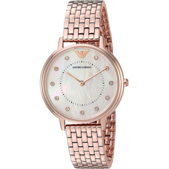Kappa White Mother of Pearl Dial Rose Gold-tone Bracelet AR11006 32mm