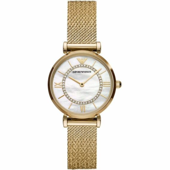 Gianni T-Bar Mother of Pearl Dial Gold Tone AR11321 32mm