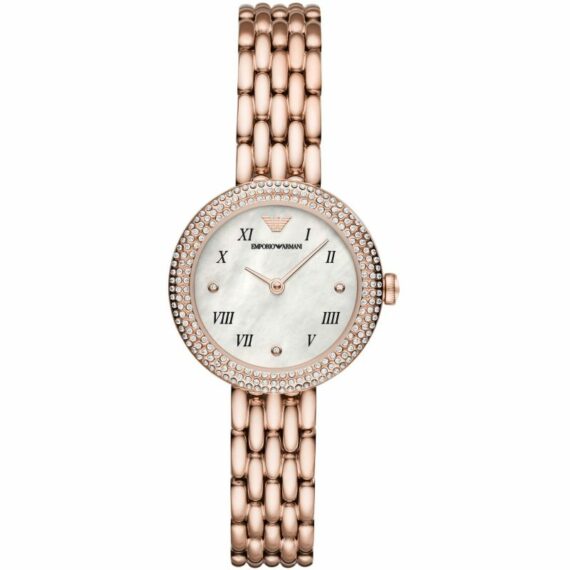 Rosa Mother of Pearl Rose Gold-Tone AR11355 30mm