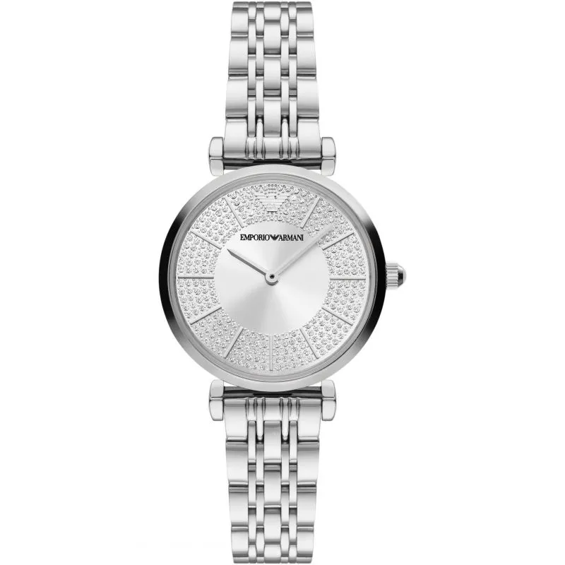 Gianni T-Bar Silver Dial Ladies Watch AR11445