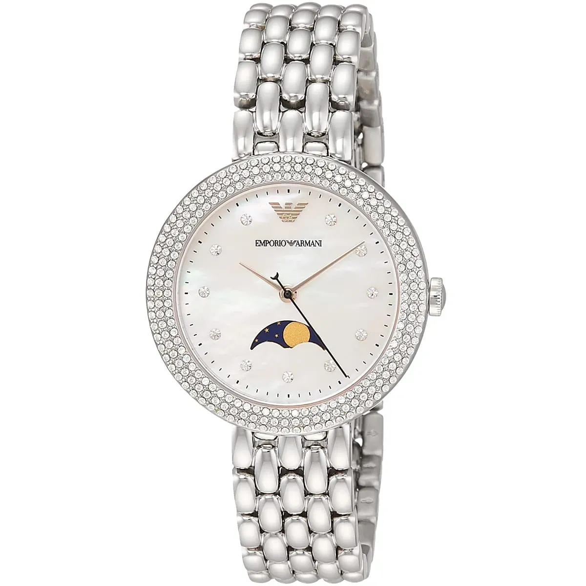 Rosa Quartz White Mother of Pearl Dial Ladies Watch AR11461