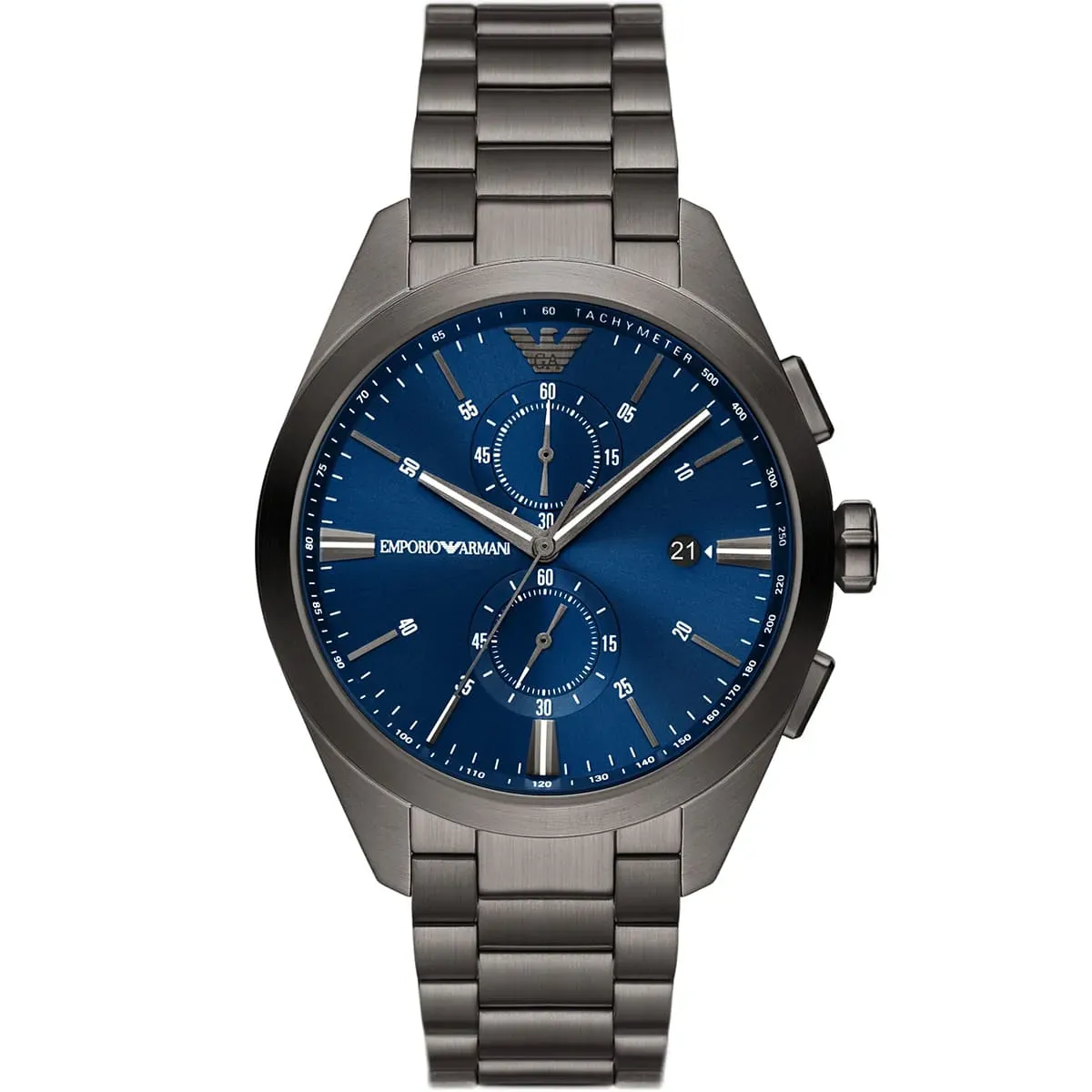 Chronograph Blue Dial Gunmetal Stainless Steel AR11481