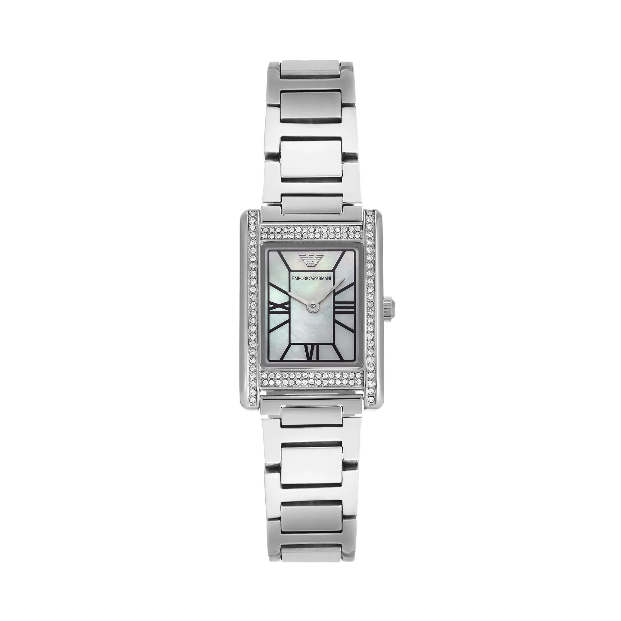 Two-Hand Mother of Pearl Stainless Steel AR11625