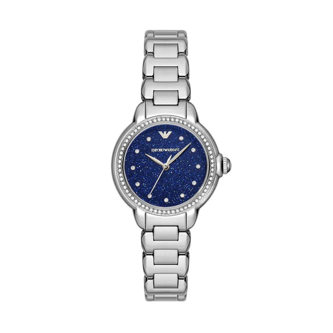 Mia Blue Glitter Dial Stainless Steel AR11630 32mm