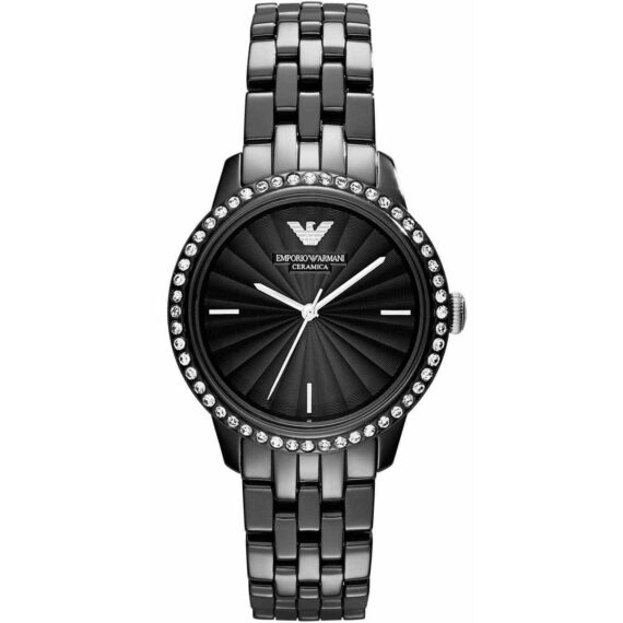 Ceramica Crystals Black Dial AR1478