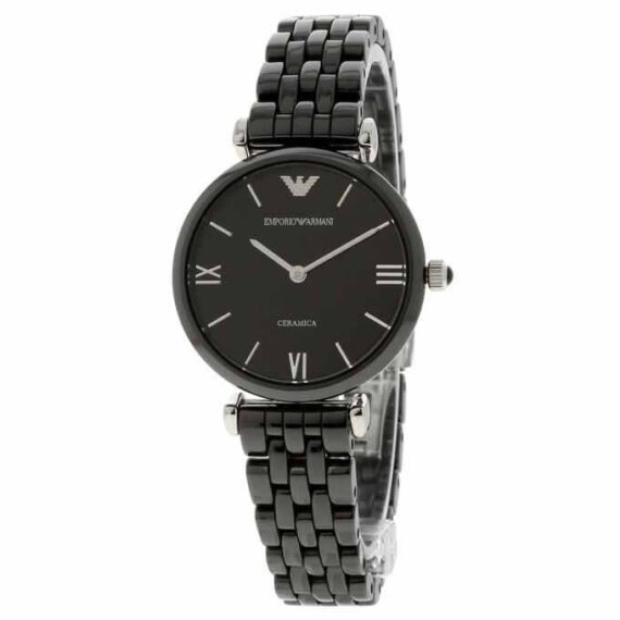 Ceramica Black Dial Black Ceramic AR1487 32mm