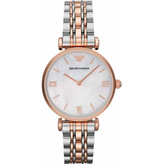 Gianni T-Bar Mother of Pearl Two-Tone Watch AR1683 32mm