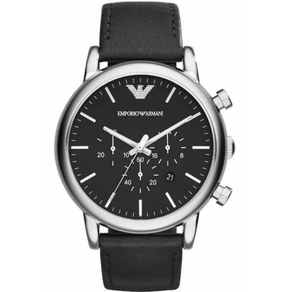 Classic Chronograph Black Dial AR1828 46mm