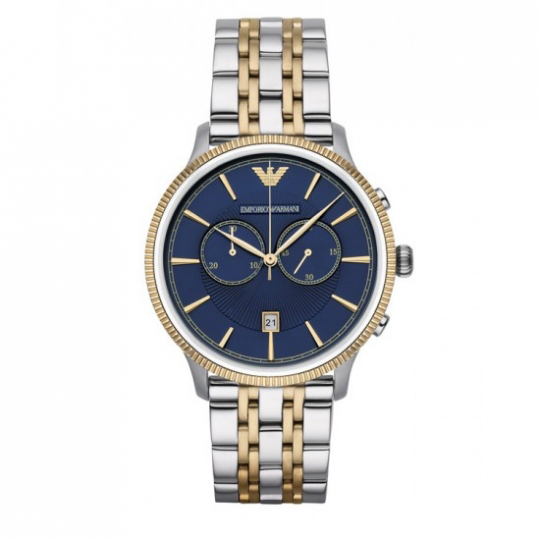 Classic Chronograph Two-Tone Blue Dial AR1847