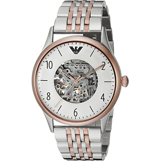 Automatic Skeleton White Dial Stainless Steel AR1921