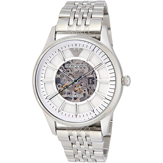 Meccanico Automatic Skeleton Silver Dial AR1945 43mm