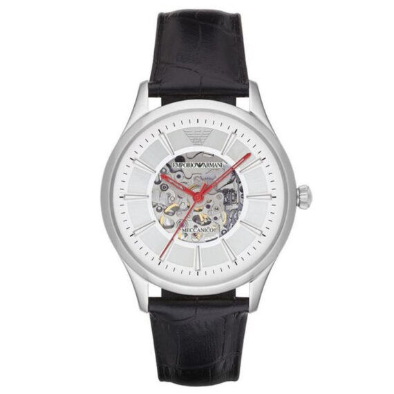 Meccanico Skeleton Dial Black Leather AR2072 43mm