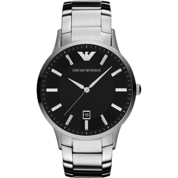 Sportivo Black Dial Stainless Steel AR2457