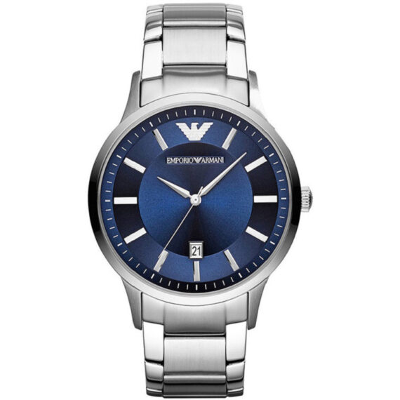 Renato Quartz Blue Dial Stainless Steel AR2477 43mm