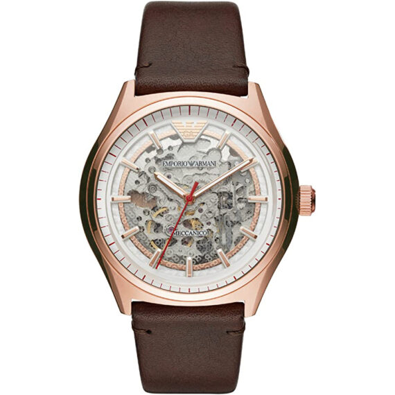 Meccanico Automatic Skeleton Silver Dial AR60005 43mm