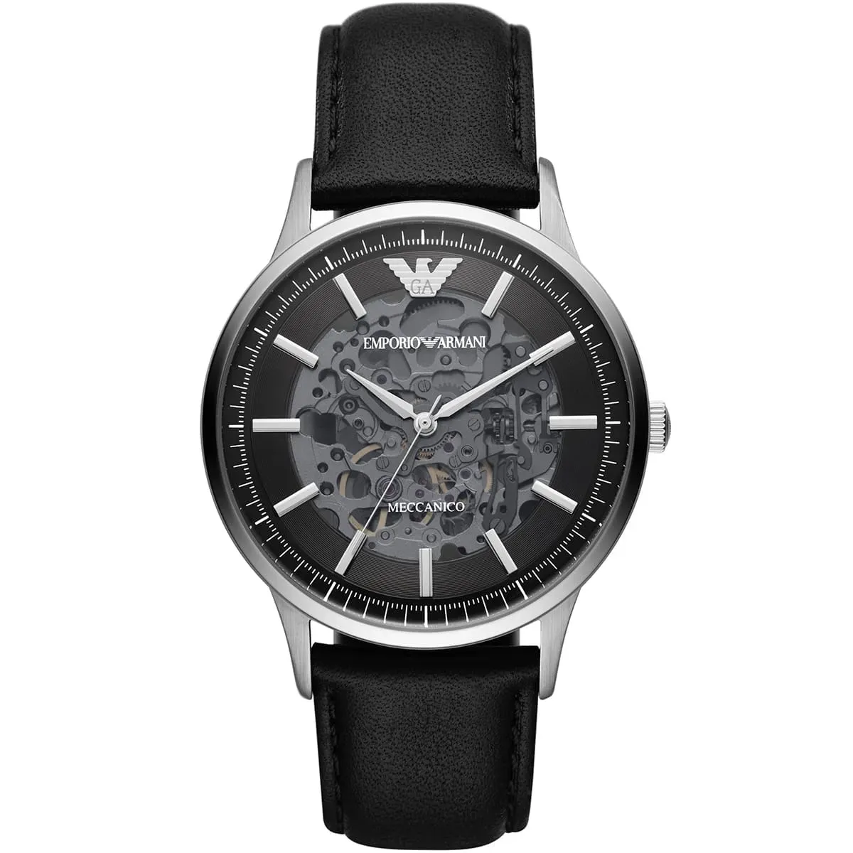Renato Meccanico Automatic Black Skeleton Dial AR60038 43mm