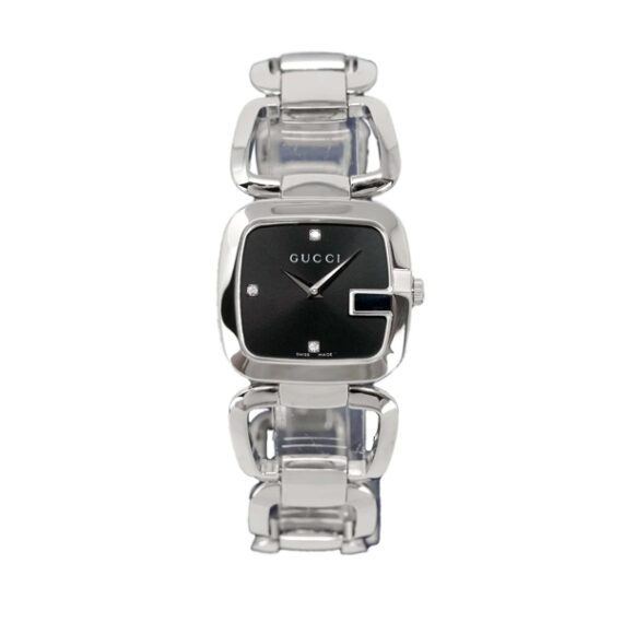 G-Gucci Diamonds Black Dial YA125406 30mm