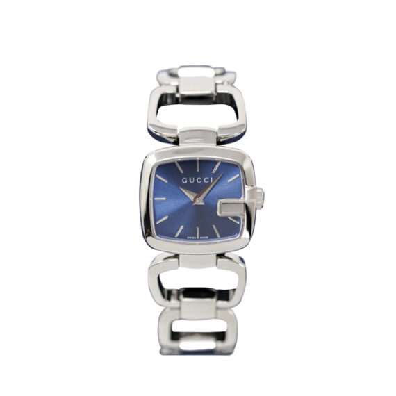 G-Gucci Blue Dial Stainless Steel Ladies Watch YA125508
