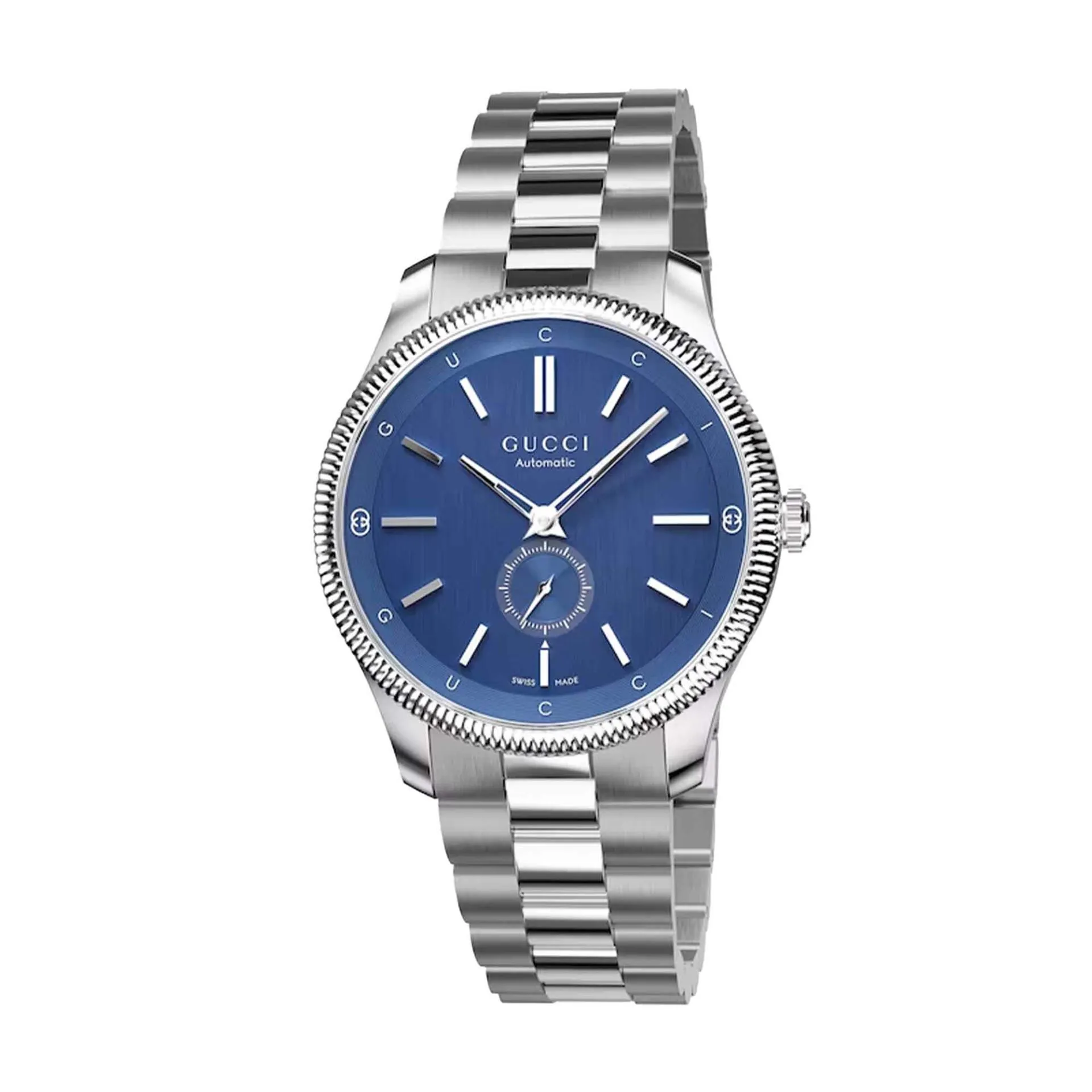 G-Timeless Automatic YA126389 40mm Blue Dial