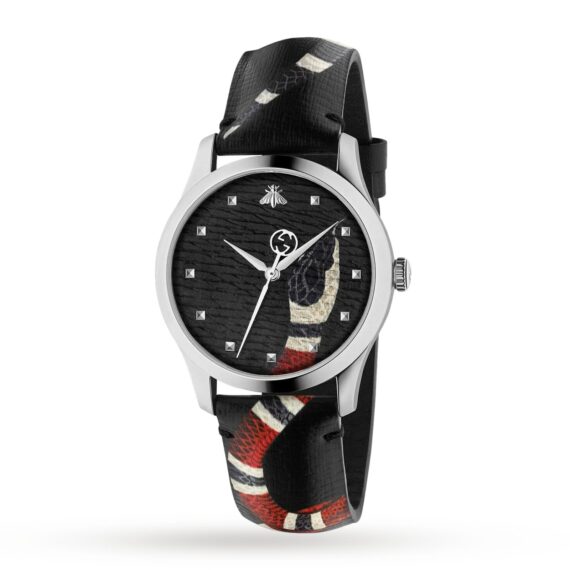 G-Timeless Le Marché Des Merveilles Snake Black Dial YA1264007 38mm