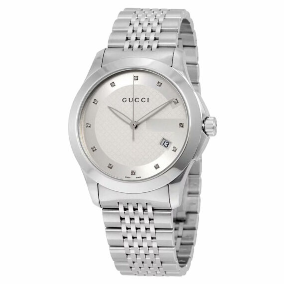 G-Timeless Diamond Dial Stainless Steel YA126404 38mm
