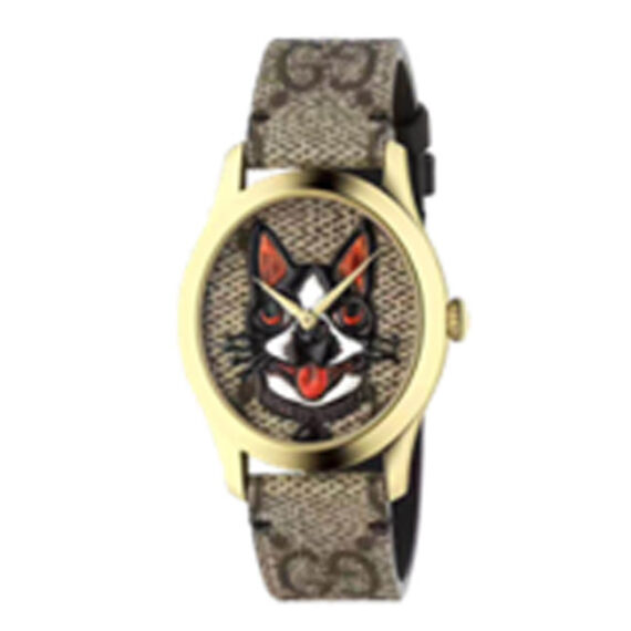G-Timeless Dog Motif YA1264057 38mm