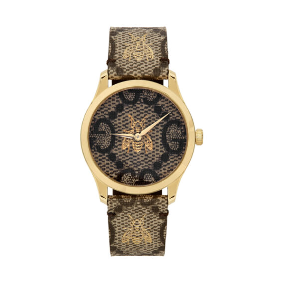 G-Timeless GG Supreme Canvas Bee Dial Unisex YA1264068