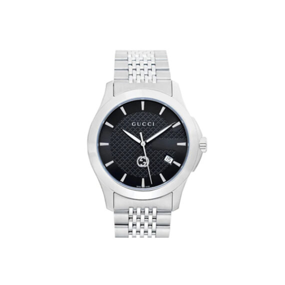 G-Timeless Black Dial Stainless Steel YA1264106 38mm