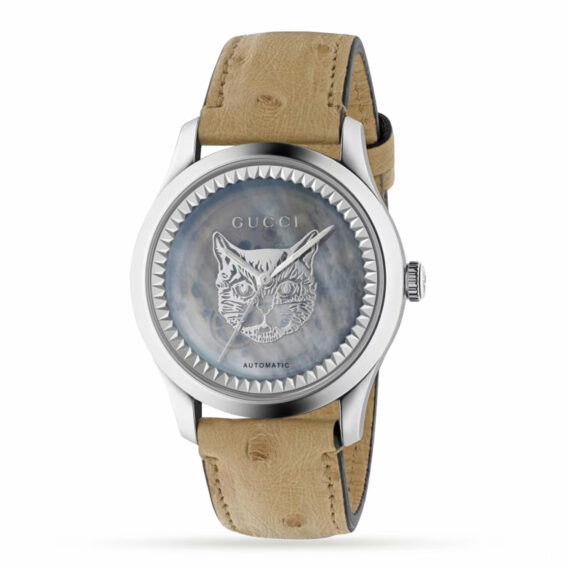 G-Timeless Automatic Transparent Mother of Pearl Dial YA1264112 38mm