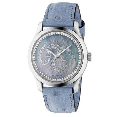 G-Timeless Automatic Transparent Mother of Pearl Dial YA1264113 38mm
