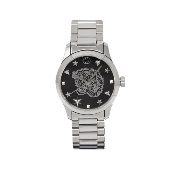 G-Timeless Black Roaring Tiger Dial YA1264125 38mm