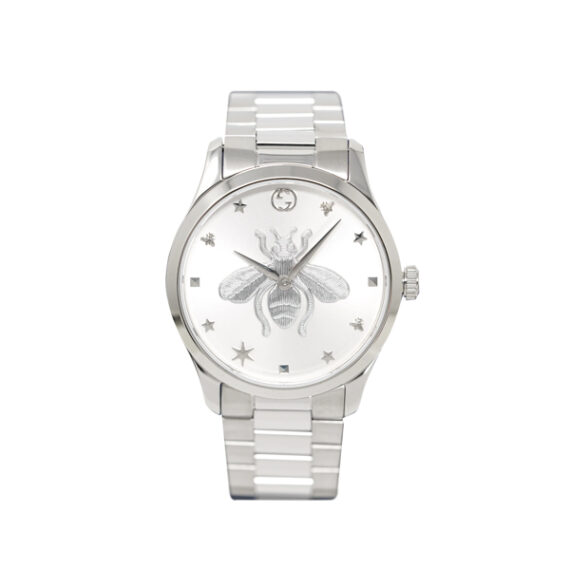 G-Timeless Silver Bee Dial YA1264126 38mm