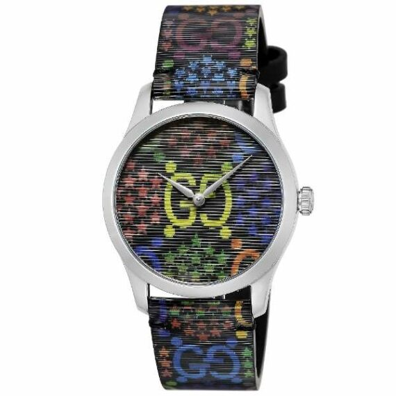 G-Timeless Multicolored Leather YA1264146 38mm