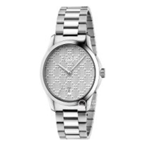 G-Timeless Silver Diamante Dial YA126459 38mm