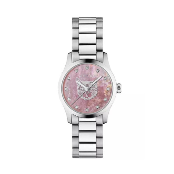 G-Timeless Diamond Accents Pink Dial YA1265025 27mm