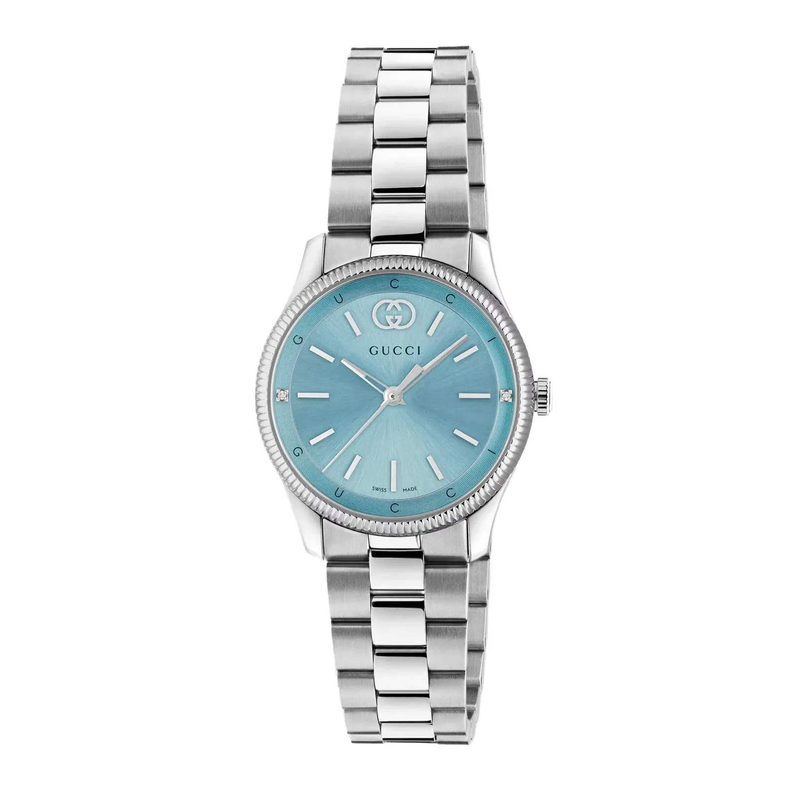 Gucci G-Timeless YA1265068 32mm Blue Dial Stainless Steel Watch Ref. YA1265068
