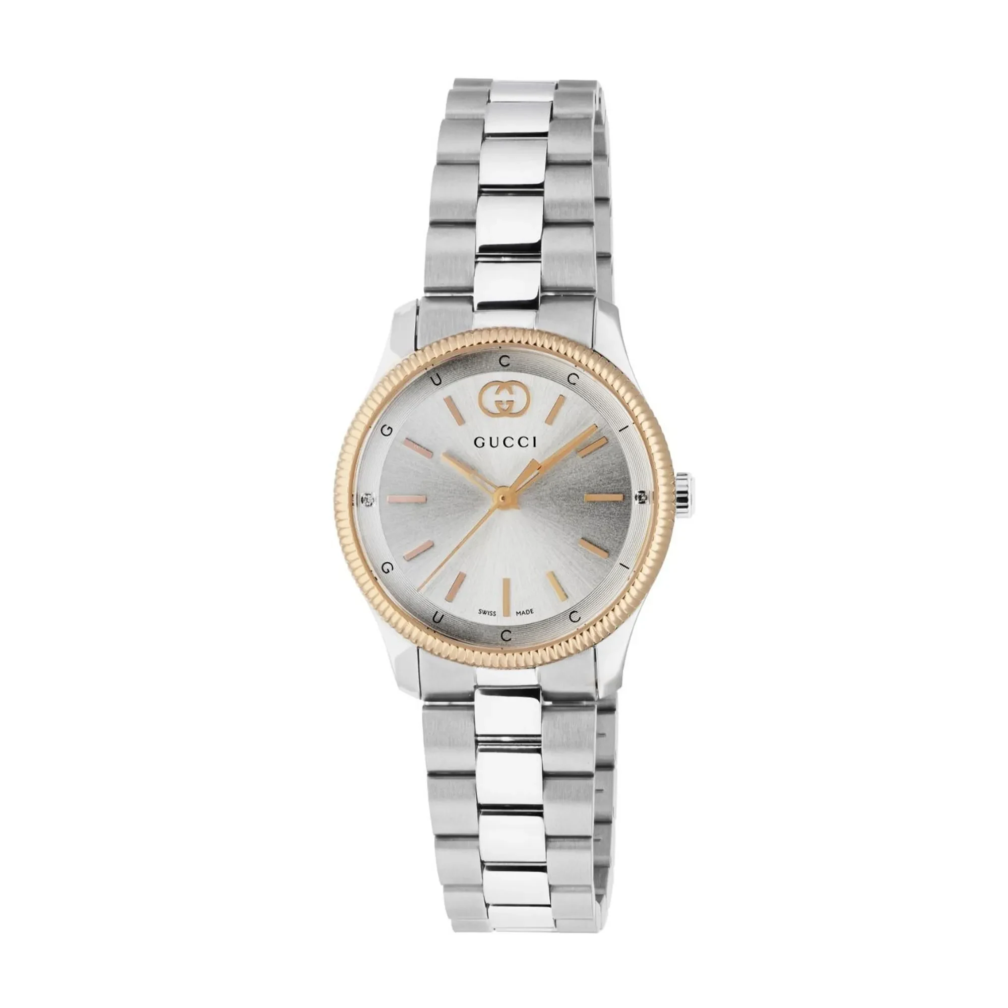 Gucci G-Timeless YA1265070 32mm White Dial Stainless Steel Watch Ref. YA1265070