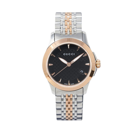 G-Timeless Small Two-Tone Steel Women's Watch YA126512 27mm