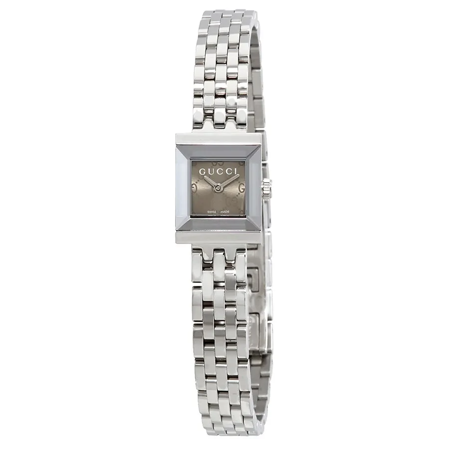 Gucci G-Frame YA128514 Rectangular Mother-of-Pearl Dial Watch Ref. YA128514