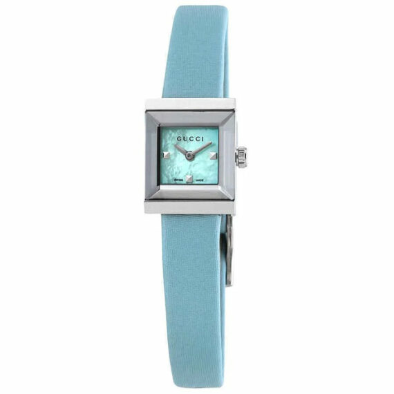 G-Frame 14x18mm Pastel Blue Mother of Pearl Dial YA128531