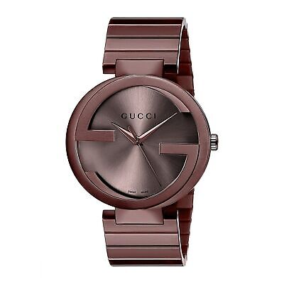 Interlocking XL Brown Dial PVD YA133211 42mm