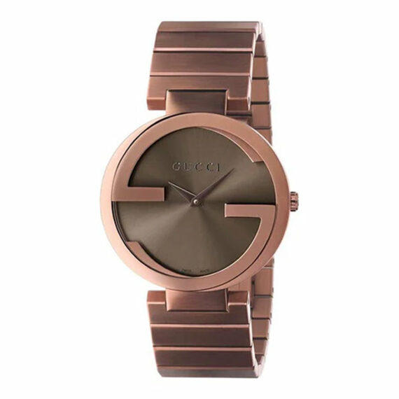 Interlocking G Brown PVD Watch YA133317 37mm