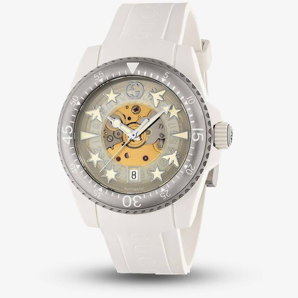 Dive 40mm Transparent Dial Bio-Based Plastic Strap YA136343