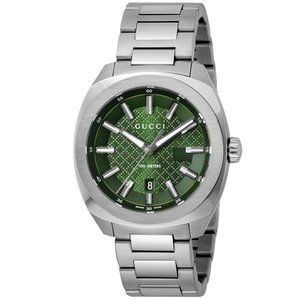 Quartz Green Dial Stainless Steel GG2570 Collection YA142313 41mm