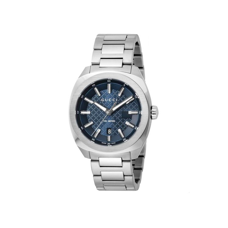 Quartz Blue Dial Stainless Steel Gg2570 Collection YA142314