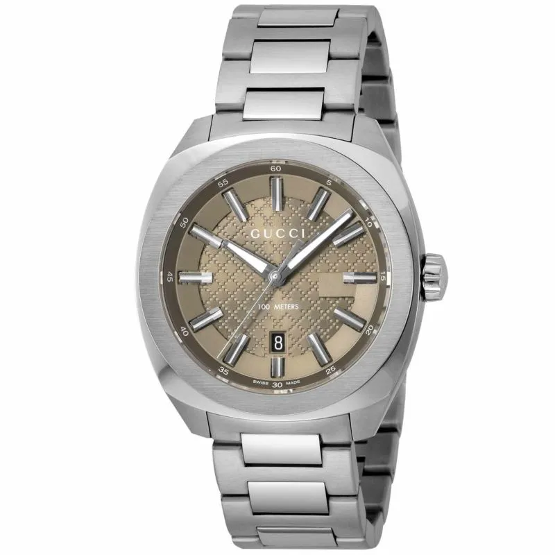 Gg2570 Collection Quartz Brown Dial Stainless Steel YA142315 41mm