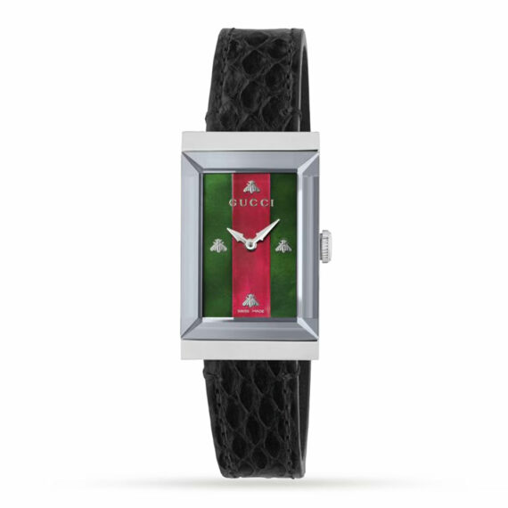 G-Frame 21x34mm Green Red Mother of Pearl Dial YA147403