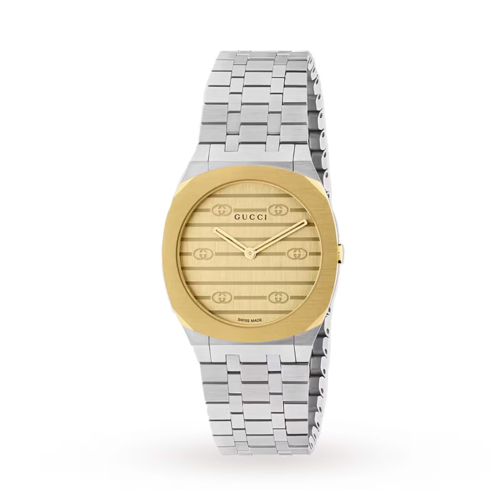 25H Quartz 30MM Stainless Steel Brass Dial Women's Watch - YA163502