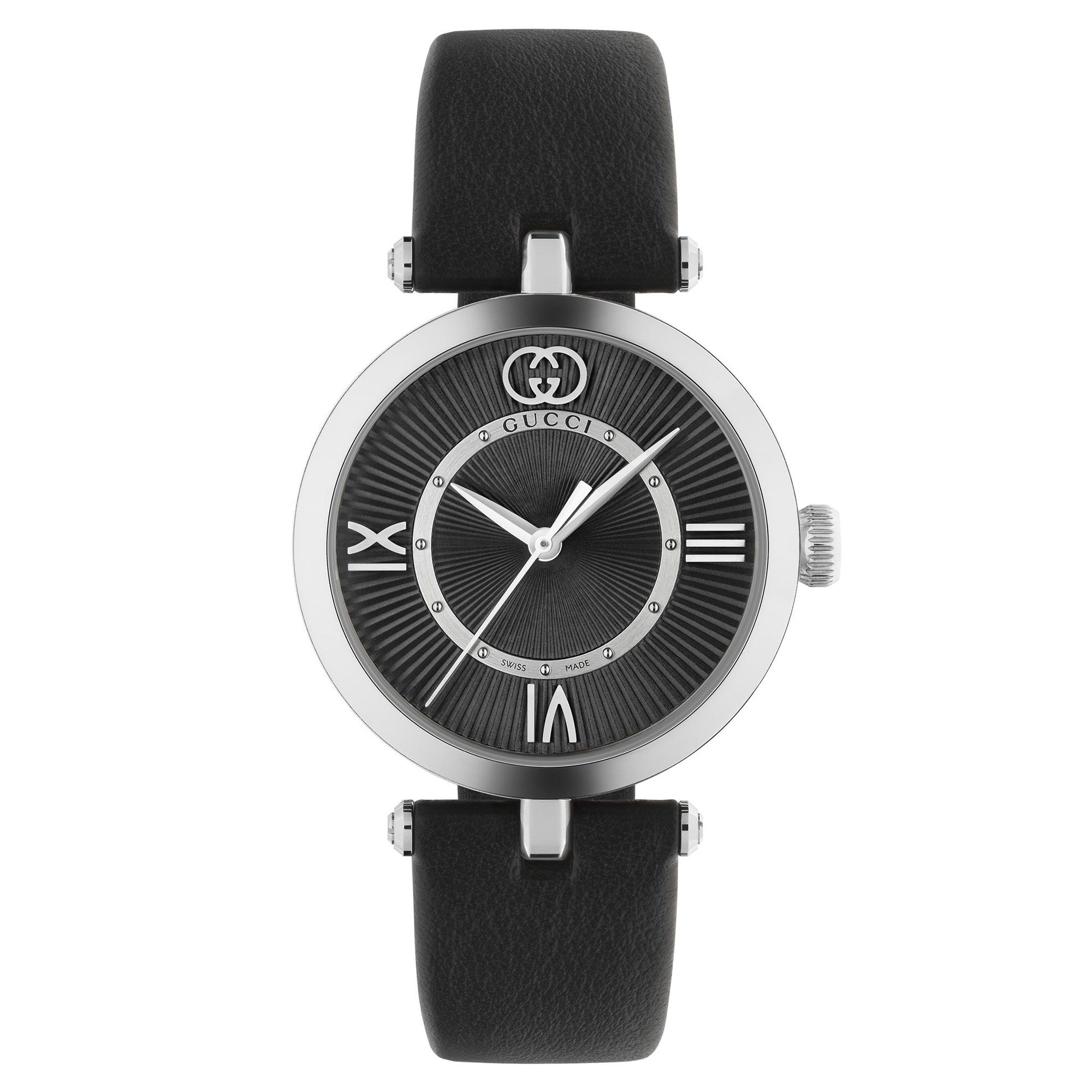 Model 2000 Quartz Black Dial YA167505 30mm