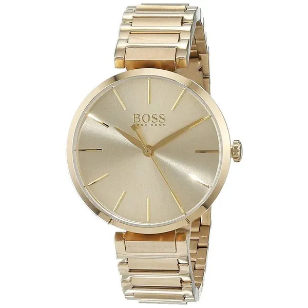 Allusion Gold Dial Gold-Tone Stainless Steel 1502415